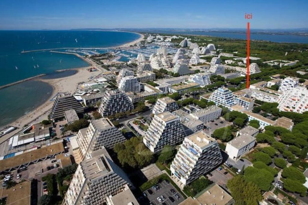 ! Le Beaulieu ! Clim, Terrasse, Central, Plage Daire La Grande Motte Dış mekan fotoğraf